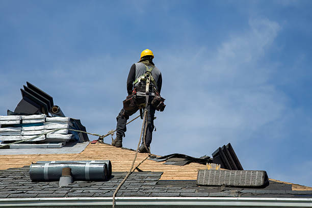 Professional Roof Replacement technician working in Madisonburg, PA
